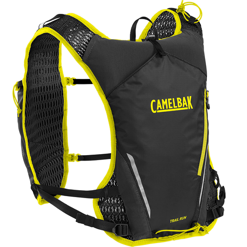 CAMELBAK Trail RUN Vest 7l + 2 x 500ml Quick Stow™ Flasks | black / safety yellow