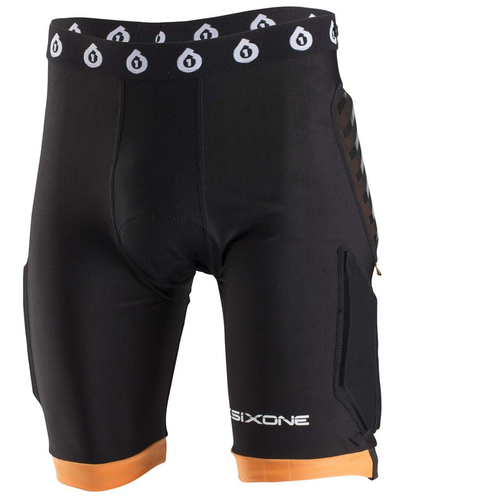 SIXSIXONE 661 EVO Compression Shorts with Chamois | spodenki rowerowe ochronne z wkładką | D3O | MTB / EDURO | black