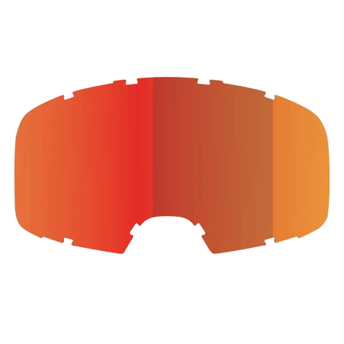 IXS Hack RACING RED | gogle rowerowe | Crimson MIRROR Lens / LT 21%