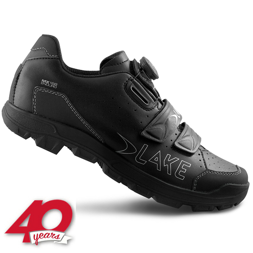 LAKE MX168 | damskie / dziecięce buty rowerowe | BOA ® | ENDURO MTB SPD | black / silver