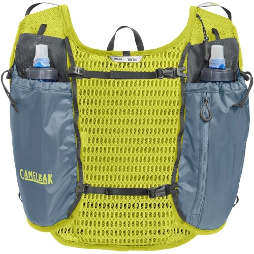 CAMELBAK Trail RUN Vest 7l + 2 x 500ml Quick Stow™ Flasks Women's | smoke blue / limeade