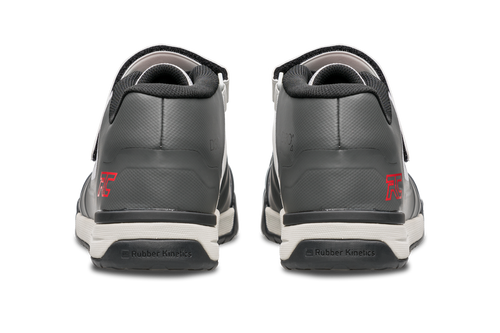 RIDE CONCEPTS Transition Clip | bike shoes | D3O | Rubber Kinetics DST 8.0 MTB / ENDURO / DIRT / DH | SPD | charcoal / red