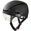 ALPINA Altona KOROYD ® | kask rowerowy miejski | LED | VISOR | black-stealth matte
