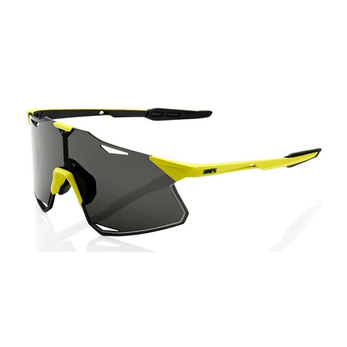 100% HyperCraft | okulary sportowe rowerowe kolarskie | Matte Banana / SMOKE lens LT 12% + CLEAR lens LT 93%| 2 SZYBKI