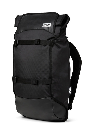 AEVOR Trip Pack PROOF Black 26-33l | bike / city / trip bikepack | WATERPROOF 13K | LAPTOP 15" | 800g
