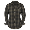 SCOTT Trail Flow Check Long-sleeve Women's Shirt | fir green / black