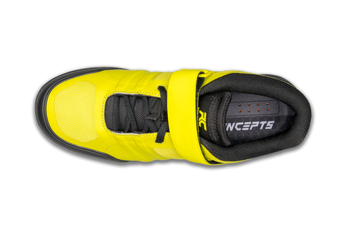RIDE CONCEPTS Transition Clip | bike shoes | D3O | Rubber Kinetics DST 8.0 MTB / ENDURO / DIRT / DH | SPD | lime black