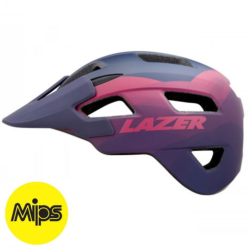 LAZER Chiru MIPS ® | kask rowerowy | MTB / ENDURO | matte blue / pink