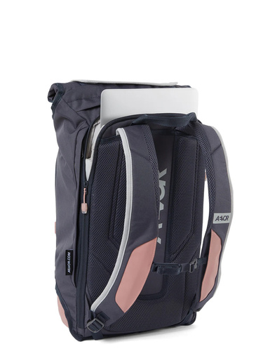 AEVOR Trip Pack CHILLED ROSE 26-33l | bike / city / trip bikepack | WATERPROOF 13K | LAPTOP 15" | 800g